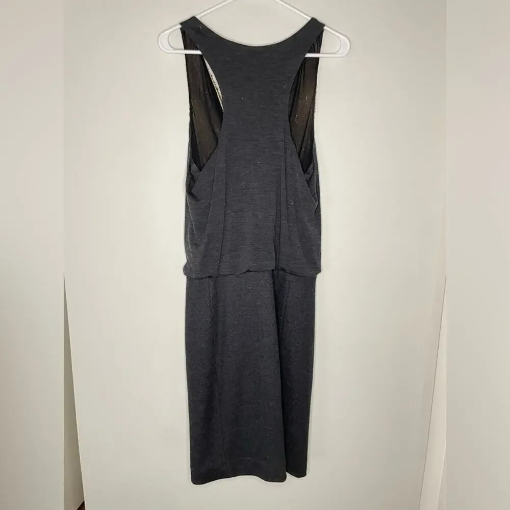 Tory Burch Idaline Racerback Dress in Gold Sequins Size S